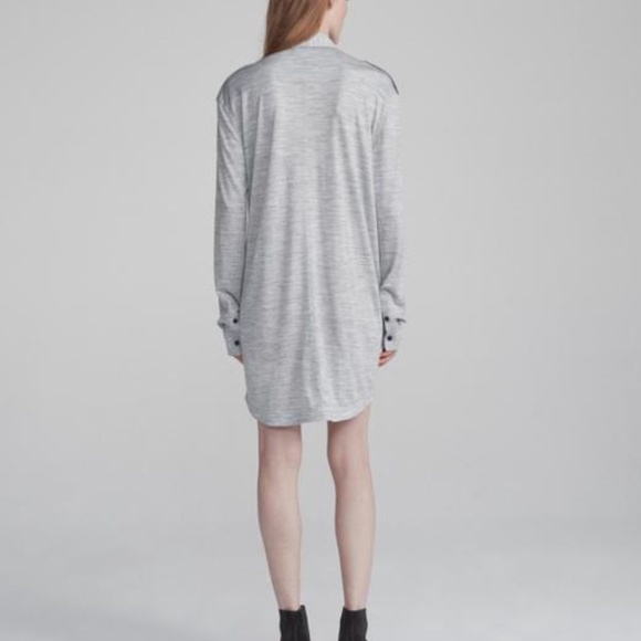 Rag & Bone Gray Heather Leyton Wool Blend Casual Dress Size Medium - Picture 8 of 8